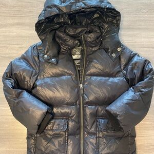 Bonpoint Ski University Down Jacket Size 4 Black Puffer Coat